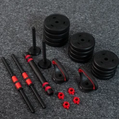 SGN130 PRO SET 6W1 ZESTAW CIĘŻARÓW 30KG HMS