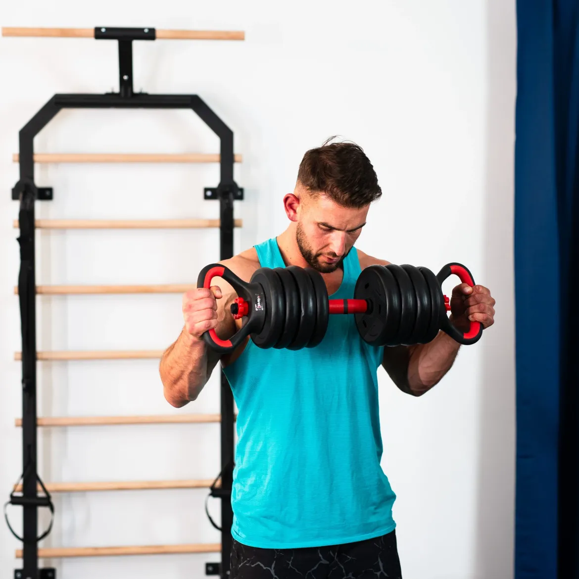 SGN130 PRO SET 6W1 ZESTAW CIĘŻARÓW 30KG HMS