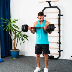 SGN140 PRO SET 6W1 ZESTAW CIĘŻARÓW 40KG HMS