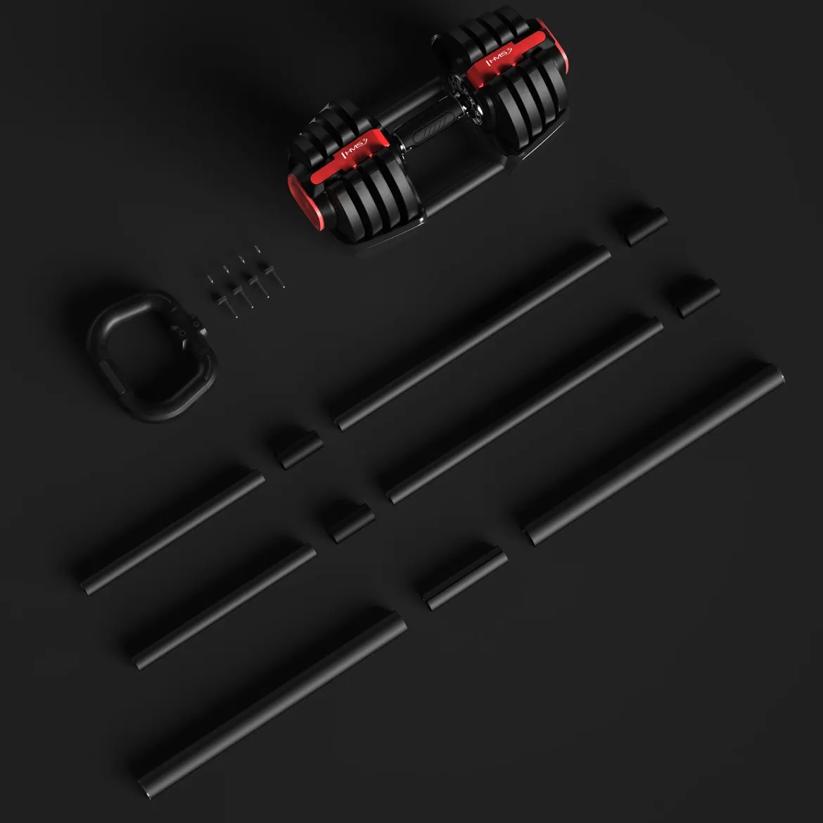 SGR18 PRO SET 3W1 ZESTAW REGULOWANYCH SZTANGIELEK 41 KG HMS
