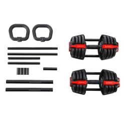 SGR18 PRO SET 3W1 ZESTAW REGULOWANYCH SZTANGIELEK 41 KG HMS