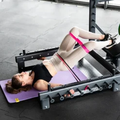 SMP01 STOJAK MULTIFUNKCYJNY Z PLATFORMĄ DO PODNOSZENIA CIĘŻARÓW I HIP THRUST COMMERCIAL HMS