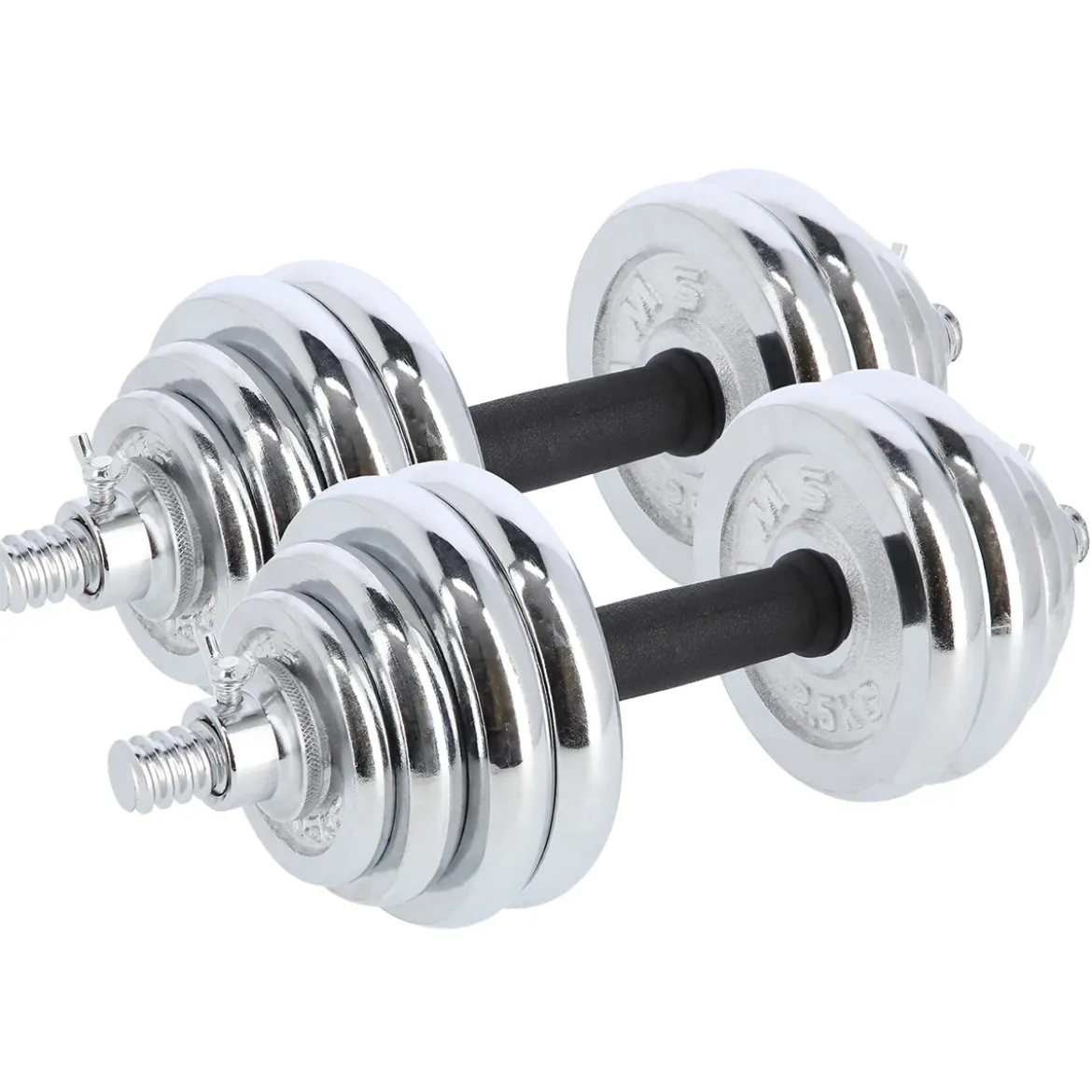 STC30 SZTANGIELKI REGULOWANE W WALIZCE CHROMOWANE 30KG HMS