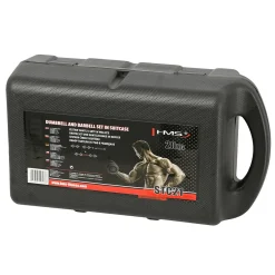 STC21 SZTANGIELKI REGULOWANE W WALIZCE CHROMOWANE 20KG HMS
