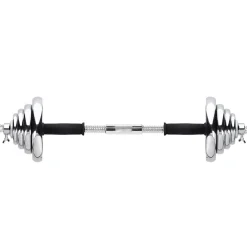 STC55 SZTANGIELKI REGULOWANE W WALIZCE CHROMOWANE 55KG HMS