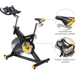 SW7200 ROWER KOLARSKI STACJONARNY Z OPOREM MECHANICZNYM HMS PREMIUM