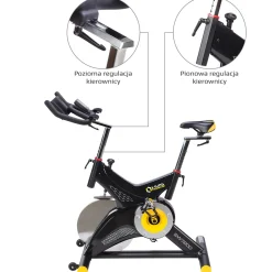 SW7200 ROWER KOLARSKI STACJONARNY Z OPOREM MECHANICZNYM HMS PREMIUM