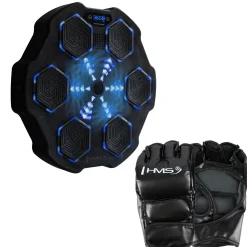 TB02 ELEKTRONICZNA TARCZA BOKSERSKA BLUETOOTH Z MUZYKĄ I RĘKAWICAMI HMS
