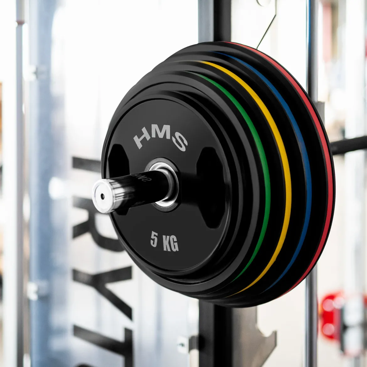 TOG ZESTAW TALERZY OLIMPIJSKICH OGUMOWANYCH 2 x 5 - 25 KG (150 KG) HMS