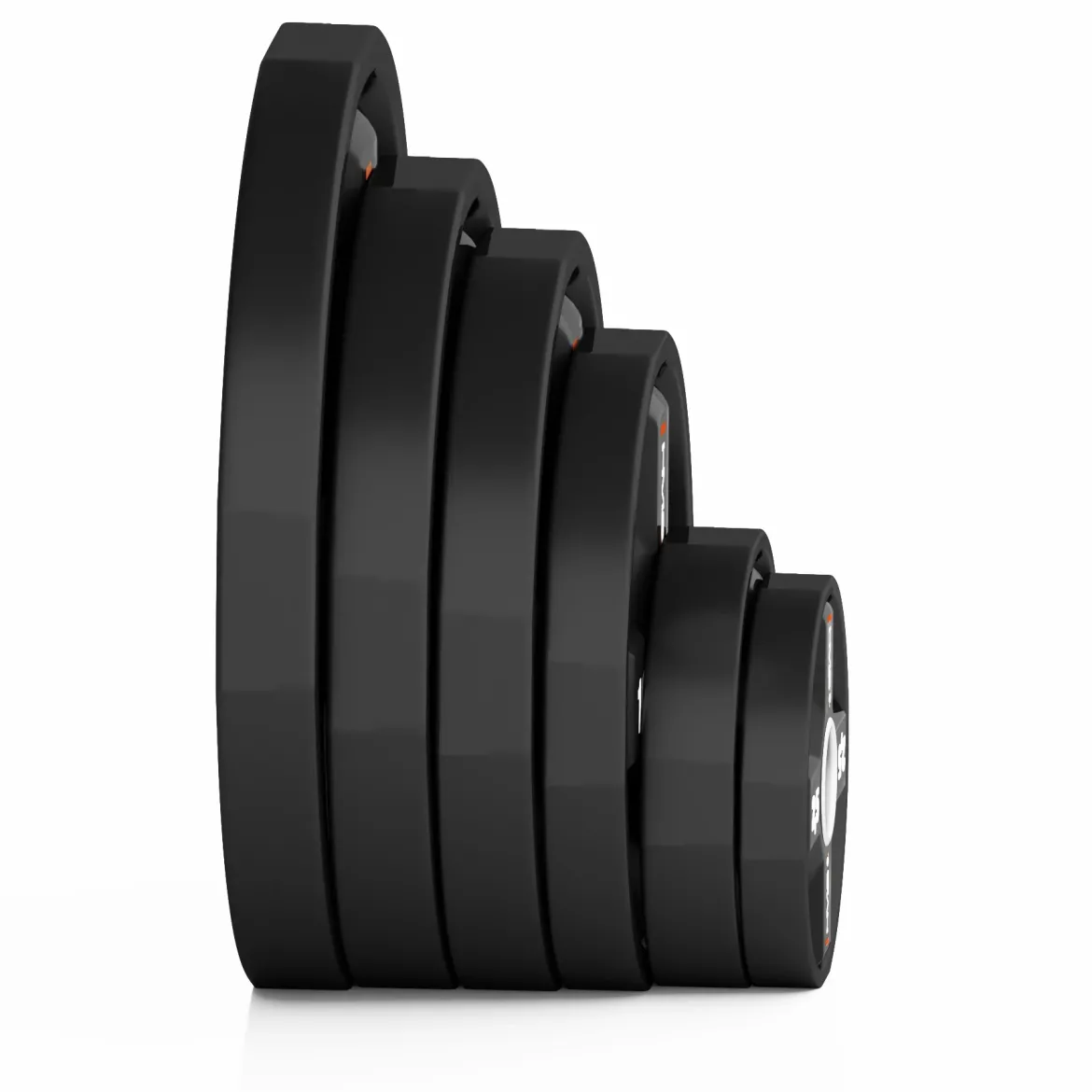 TPC SET ZESTAW TALERZY OLIMPIJSKICH POLIURETANOWYCH 2 x 2.5 - 25 KG CPU (155 KG) HMS