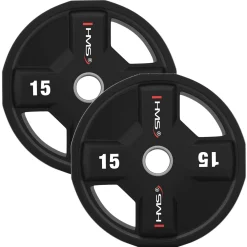 TPC SET ZESTAW TALERZY OLIMPIJSKICH POLIURETANOWYCH 2 x 2.5 - 25 KG CPU (155 KG) HMS