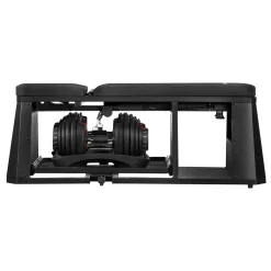 ZESTAW ŁAWKA TRENINGOWA ZE SCHOWKIEM I RAMIONAMI LM4012 + 2X SZTANGIELKA REGULOWANA SR52 HMS