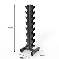 ZESTAW HANTLI CHD 2 x 1 - 8 KG (72 KG) + STOJAK STR36 HMS