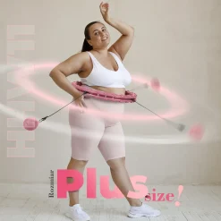 ZESTAW HHW11 LIGHT PINK Z WYPUSTKAMI I OBCIĄŻNIKIEM + PAS BR163 PLUS SIZE HMS