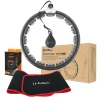 ZESTAW HULA HOP HHW06 BLACK Z PIŁKĄ GRAWITACYJNĄ I LICZNIKIEM HMS + PAS BR163 RED