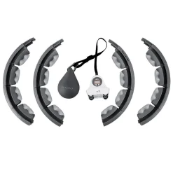 ZESTAW HULA HOP HHW06 BLACK Z PIŁKĄ GRAWITACYJNĄ I LICZNIKIEM HMS + PAS BR163 RED