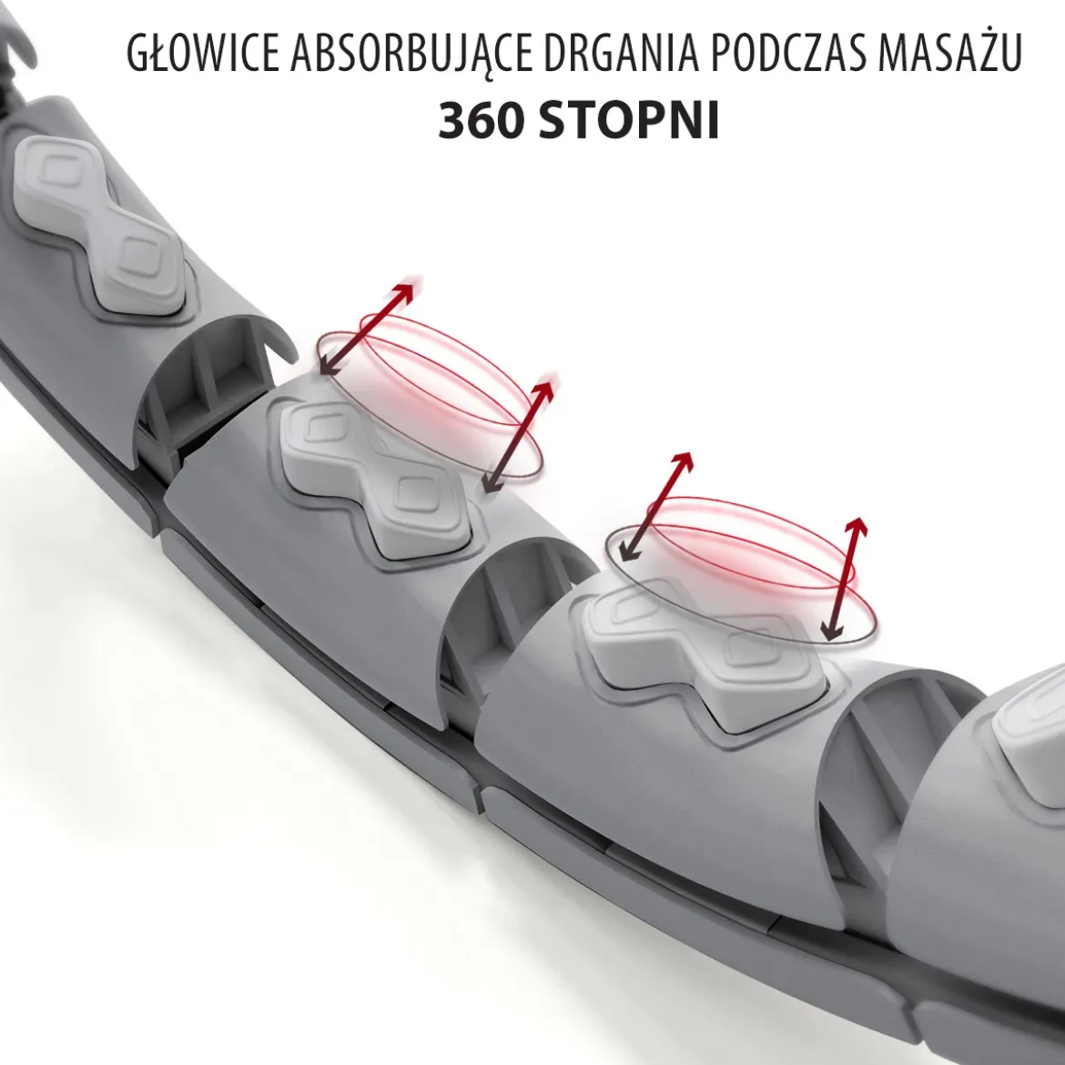 ZESTAW HULA HOP HHW06 BLACK Z PIŁKĄ GRAWITACYJNĄ I LICZNIKIEM HMS + PAS BR163 RED