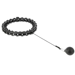 ZESTAW HULA HOP HHW01 BLACK Z WYPUSTKAMI I OBCIĄŻNIKIEM HMS + PAS BR163 RED