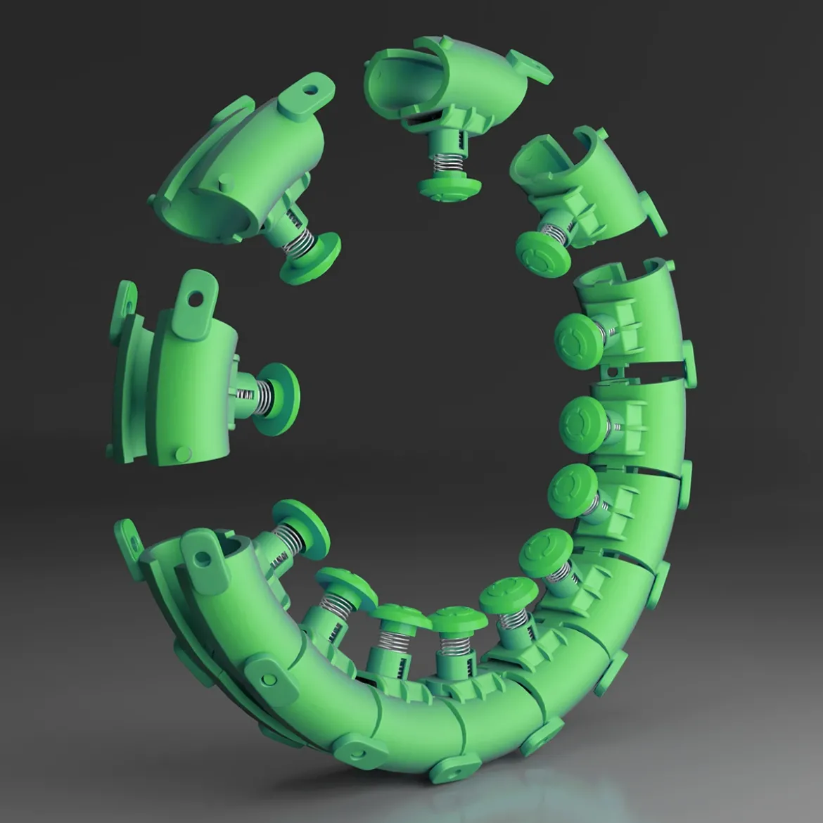 ZESTAW HULA HOP HHW01 GREEN Z WYPUSTKAMI I OBCIĄŻNIKIEM HMS + PAS BR163 RED