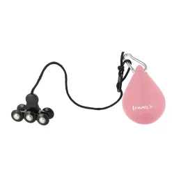 ZESTAW HULA HOP HHW01 PINK Z WYPUSTKAMI I OBCIĄŻNIKIEM HMS + PAS BR163 RED