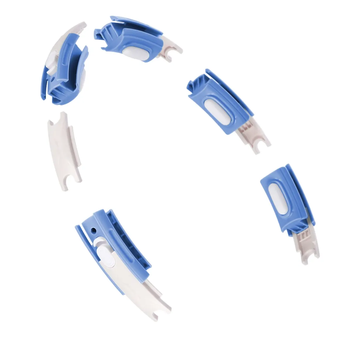 ZESTAW HULA HOP MAGNETYCZNY BLUE HHM15 Z LICZNIKIEM HMS + PAS WYSZCZUPLAJĄCY BR163 RED