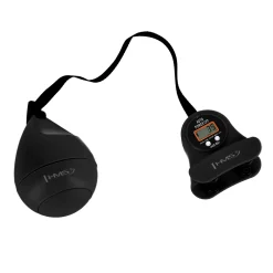 ZESTAW HULA HOP MAGNETYCZNY BLACK/GOLD HHM13 Z LICZNIKIEM HMS + PAS WYSZCZUPLAJĄCY BR163 BLACK