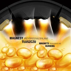 ZESTAW HULA HOP MAGNETYCZNY BLACK/GOLD HHM13 Z LICZNIKIEM HMS + PAS WYSZCZUPLAJĄCY BR163 BLACK