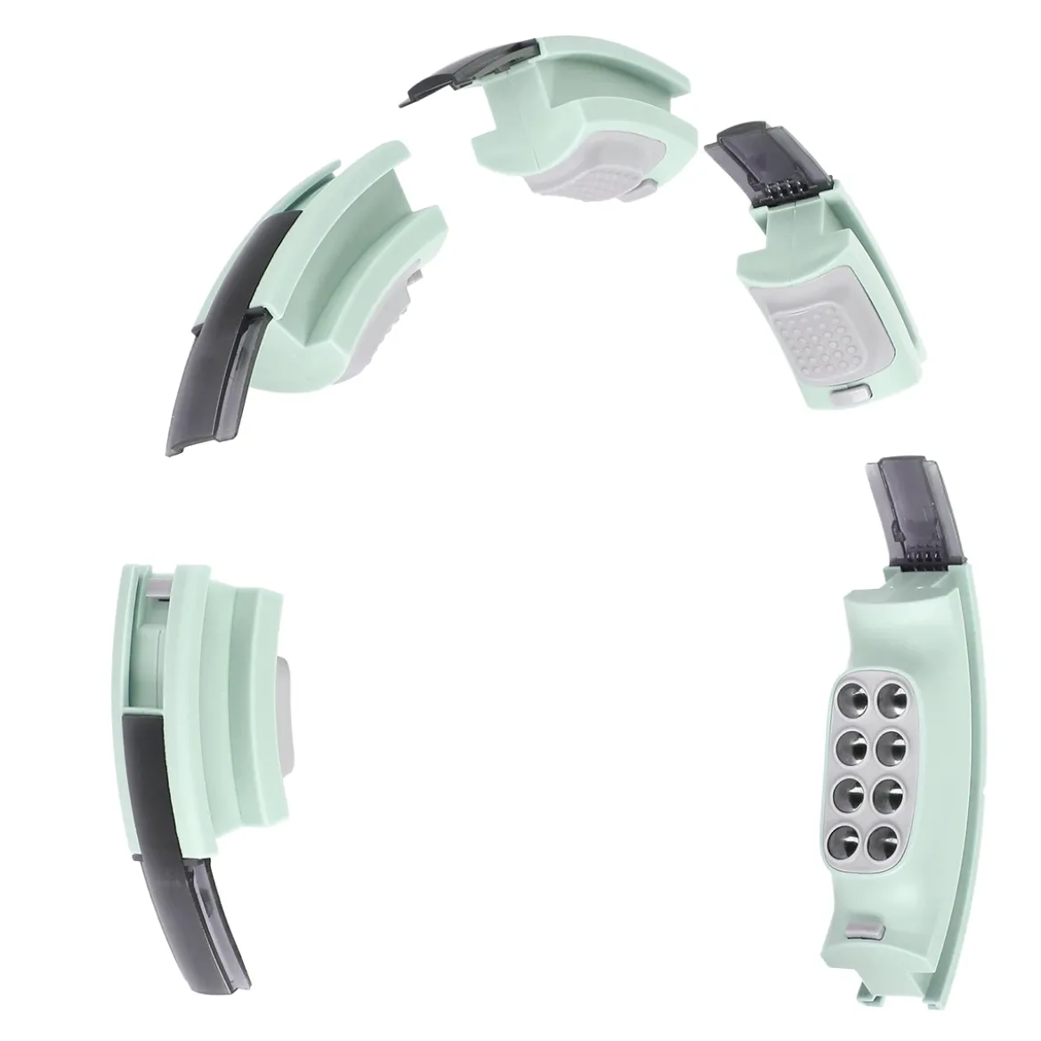 ZESTAW HULA HOP MAGNETYCZNY GREEN HHM13 Z LICZNIKIEM HMS + PAS WYSZCZUPLAJĄCY BR163 RED