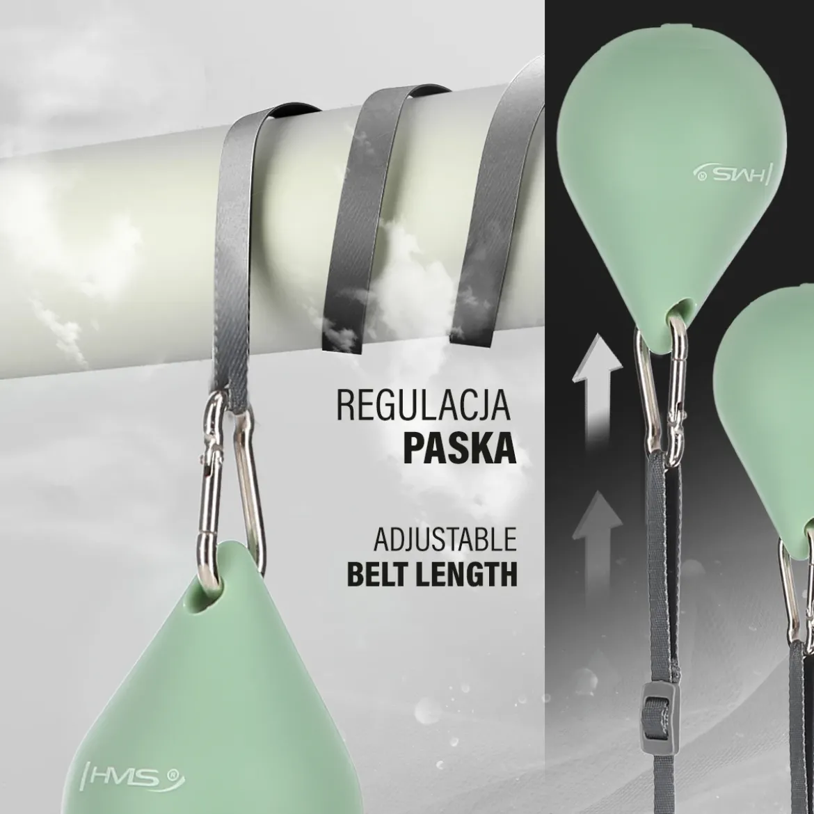ZESTAW HULA HOP MAGNETYCZNY GREEN HHM15 Z LICZNIKIEM HMS + PAS WYSZCZUPLAJĄCY BR163 RED