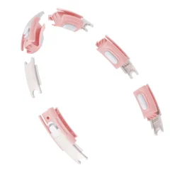 ZESTAW HULA HOP MAGNETYCZNY PINK HHM15 Z LICZNIKIEM HMS + PAS WYSZCZUPLAJĄCY BR163 RED