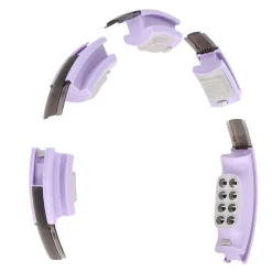 ZESTAW HULA HOP MAGNETYCZNY VIOLET HHM13 Z LICZNIKIEM HMS + PAS WYSZCZUPLAJĄCY BR163 RED