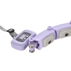 ZESTAW HULA HOP MAGNETYCZNY VIOLET HHM14 Z LICZNIKIEM HMS + PAS WYSZCZUPLAJĄCY BR163 BLACK