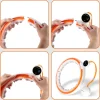 ZESTAW HULA HOP MAGNETYCZNY WHITE/ORANGE HHM21 Z LICZNIKIEM HMS + PAS WYSZCZUPLAJĄCY BR1313