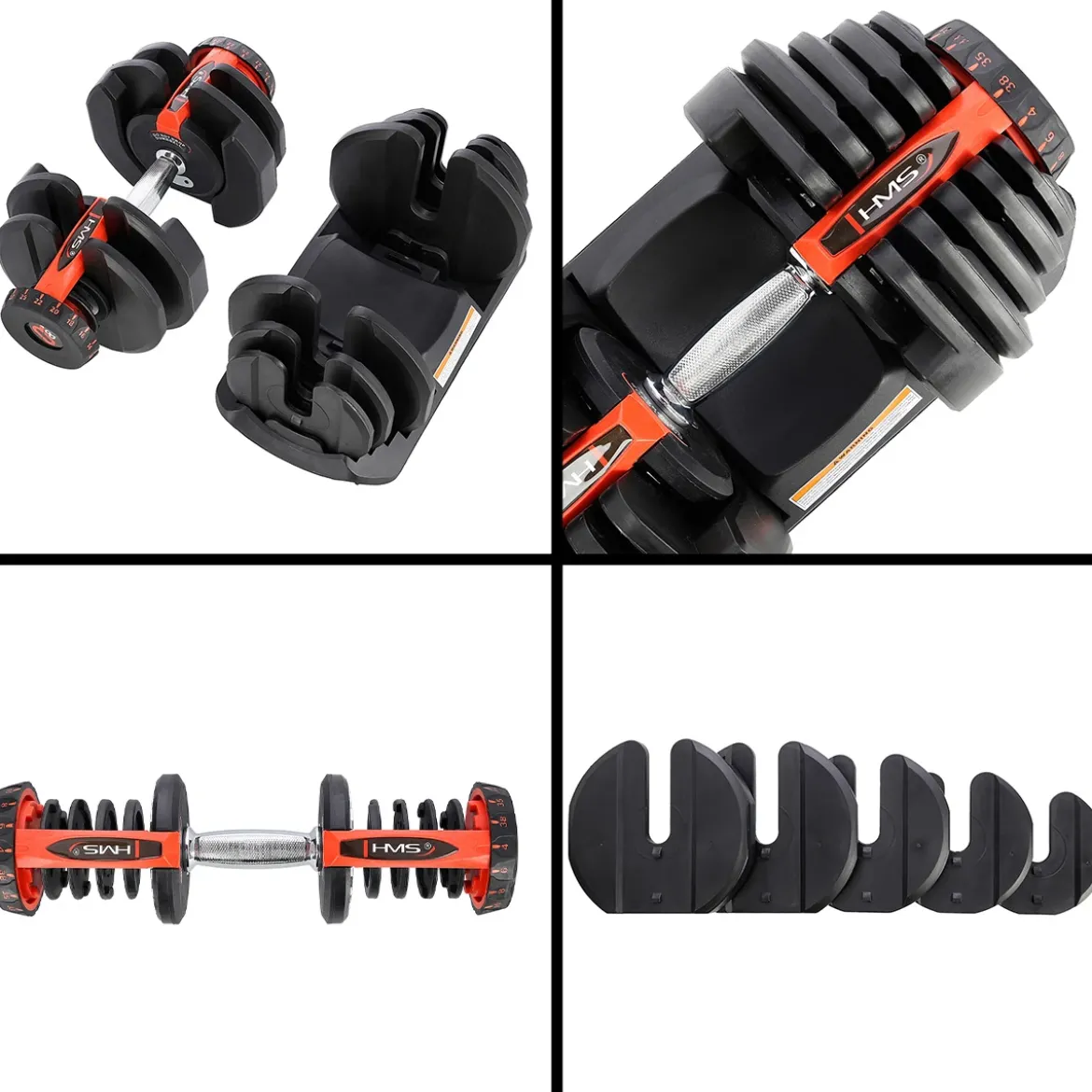 ZESTAW SR80 SZTANGIELKI REGULOWANE (2 SZT.) + STR10 PRO STOJAK HMS